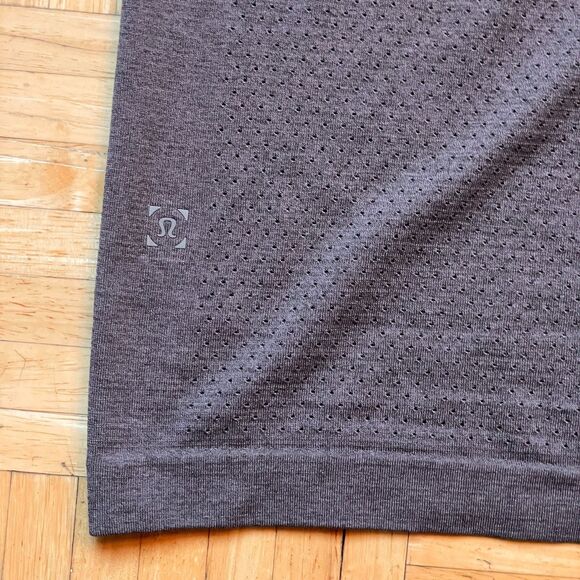 Lululemon Metal Vent Breathe Polo Men Size Large Shirt Graphite Grey Performance - Picture 3 of 9